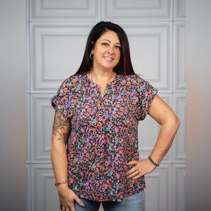 Dear Scarlett Lizzy floral blouse | M